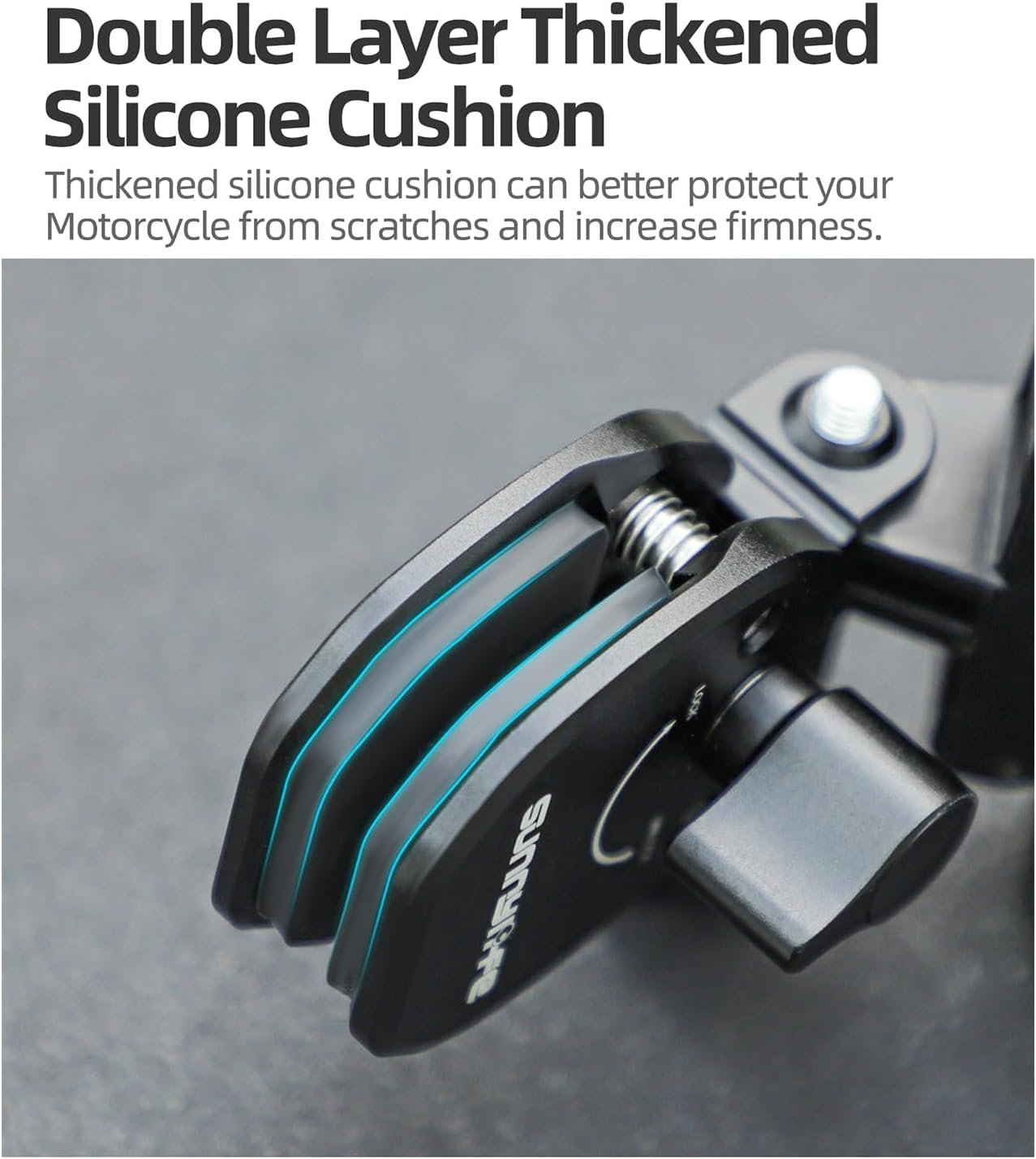 Motorcycle Windshield Mount for Gopro Hero 12 11 10 9, for Insta 360 Motorcycle Mount, Aluminum Alloy Windshield Camera Clip Compatible with Insta360 X5 X4 X3