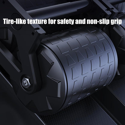 ABS Roller, Gym Equipment Ab Trainer with Elbow Support, Stable Addominal Exercise Wheel, Core Strength Workout Machine, Portable Fitness Gear for Home, Indoor Training