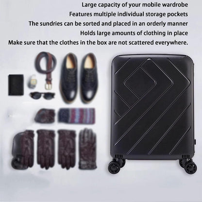Portable Suitcase Suitcases with Wheels Large Capacity Storage Luggage Security TSA Combination Lock Carry On Luggage Lightweight Suitcase Smooth to use