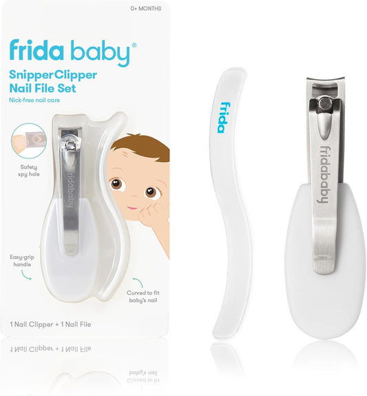 NailFrida The SnipperClipper Set by Fridababy – The Baby Essential Nail Care kit for Newborns and up
