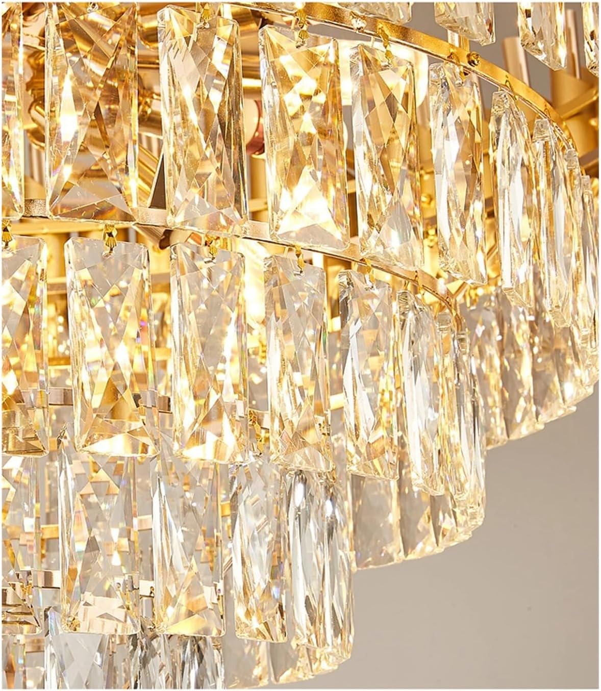 Black Collection E14 LED Changeable Crystal Chandelier Lighting Lustre Suspension Luminaire Lampen For Dinning Room