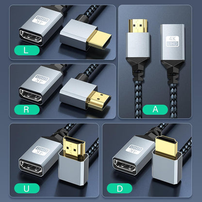 ljhnba HDTV Male to Female Cable HDTV Extender Supports 4K30HZ60Hz 2160p for Seamlessly Video Streaming Wide Compatibility