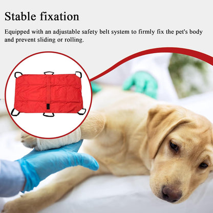 Pet Stretcher, Foldable Transport Rescue Tool, Multifunctional Pazient Transfer, Safety Straps, Lightweight Sturdy for Medium to Large Dogs, Gatti, Bunnies, Veterinary, Home Use