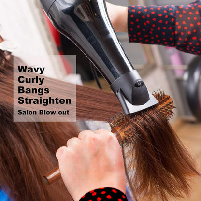 BESTOOL Nylon Pin Bristle Brush Detangling Wood Large Spiked Brush for Men Women Children Blow Drying Volume Adding Volume (2.5 inch)