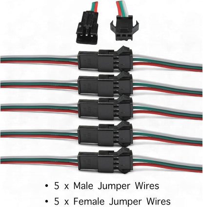 Lonely Binary 6-Pack WS2812B RGB LED Ring Set â€“ 93 Individually Addressable 5050 RGB LEDs, Modular Circular Dream Color Rings (110mmâ€“10mm) DC5V for Arduino, ESP32, Raspberry Pi, LED Art & DIY Projects