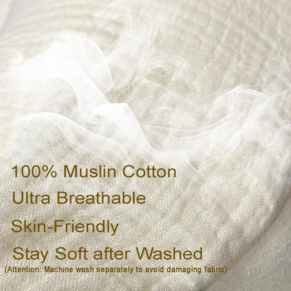 lethooly Nursing Pillow Cover,Muslin Cotton,Removable Cover for Breastfeeding Pillows, 2-Pack Pillow Covers, Ultra-Soft Baby Nursing Pillow, Fits Newborn Feeding Pillow 22.5IN*18IN (Sand), FHFHR-3D