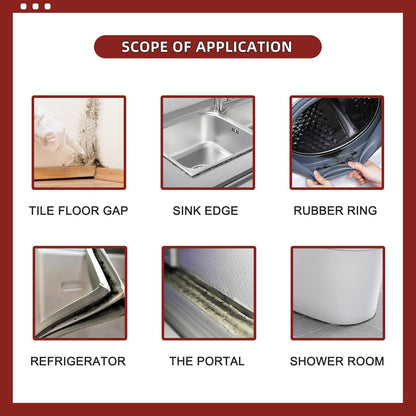 Mold Remover Gel – Powerful Mould Remover for Deep Cleaning | Mould Magic Mildew Cleaner for Bathroom, Kitchen, Tile Grout, Walls & Seals | 2-Pack Household Essential
