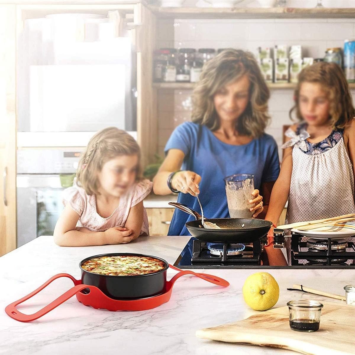 Silicone Pressure Cooker Sling, Silicone Bakeware Sling for 6 Qt/8 Qt Instant Pot, Anti-scalding Sling for Egg Bakeware