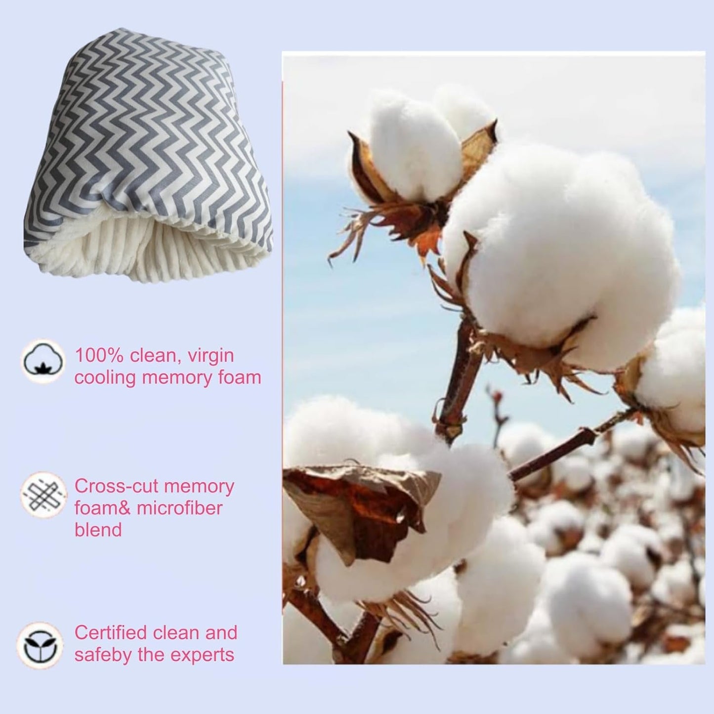 ORALEAF Arm Pillow - Cozy Cradle Nursing Pillow for Breastfeeding, Soft Head Support Pillow,Perfect Comfort for You and Your Baby