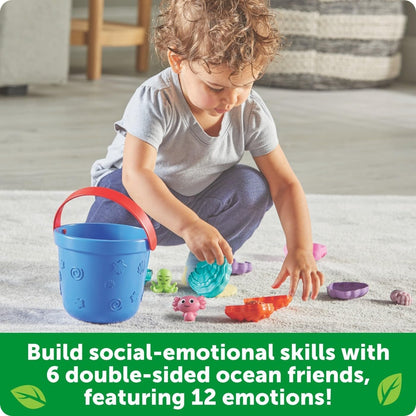 Learning Resources Emotional Ocean Shells Sensory Toy 18 Months + SEL Learning Aid