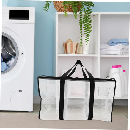 Alipis Travel Packing Bag Storage and Organization for Closet under Bed Camping Dorm Large Handle