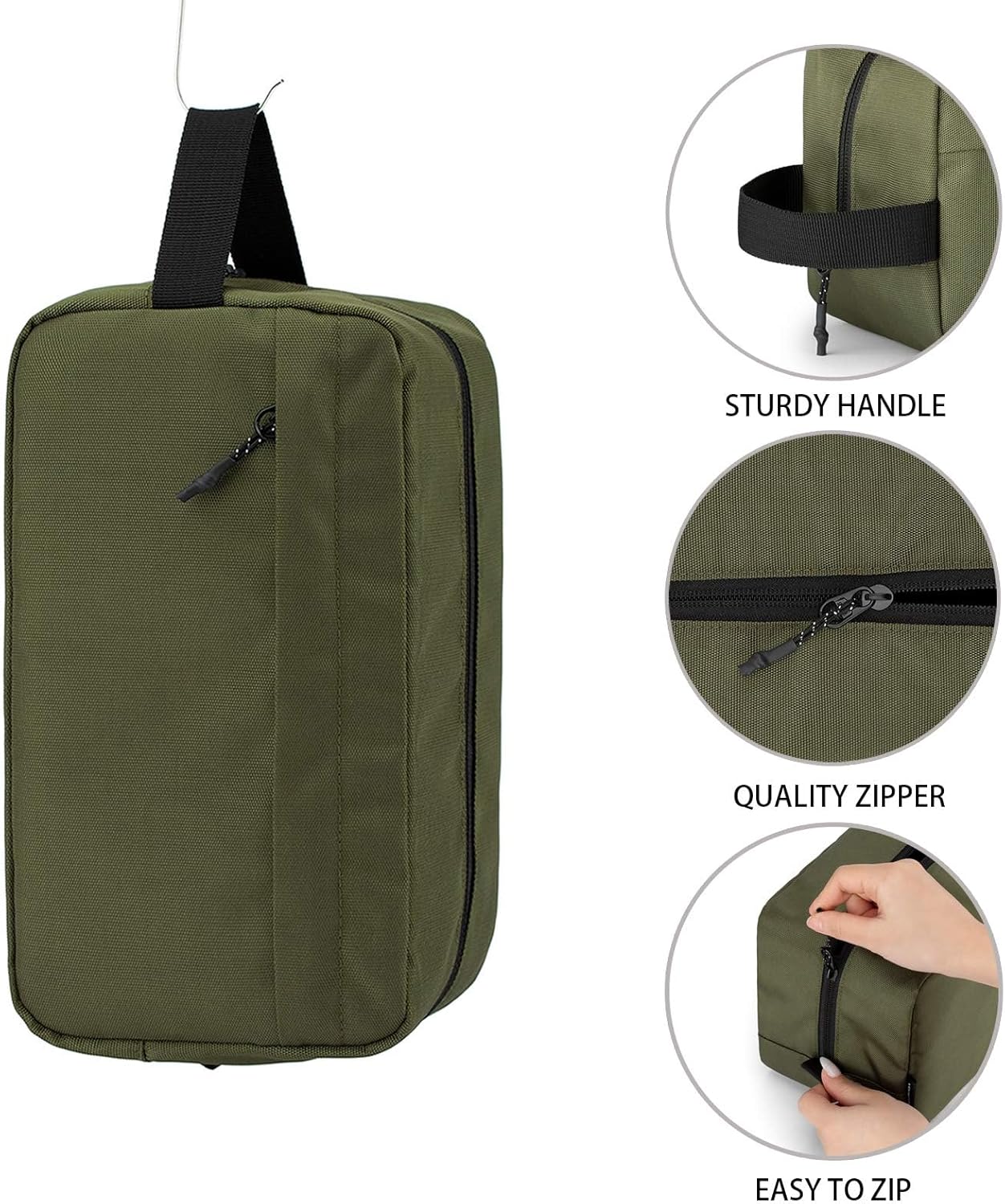 Travel Toiletry Bag Dopp Kit for Men - Large Toiletries Bag Water Resistant Hanging Dopp Kit Travel Bag for Toiletries Accessories,wash Bags for Men,Makeup Bag,Cosmetic Bags