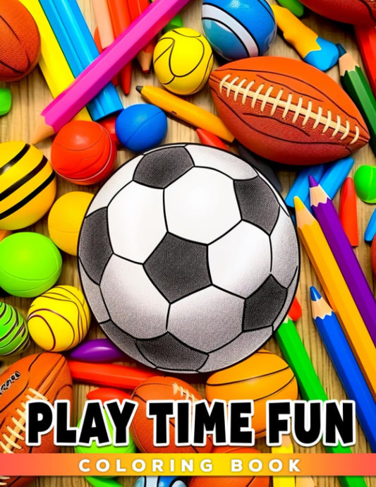 Play Time Fun: Discover, Color, and Play with Toys for Children Ages 2-4
