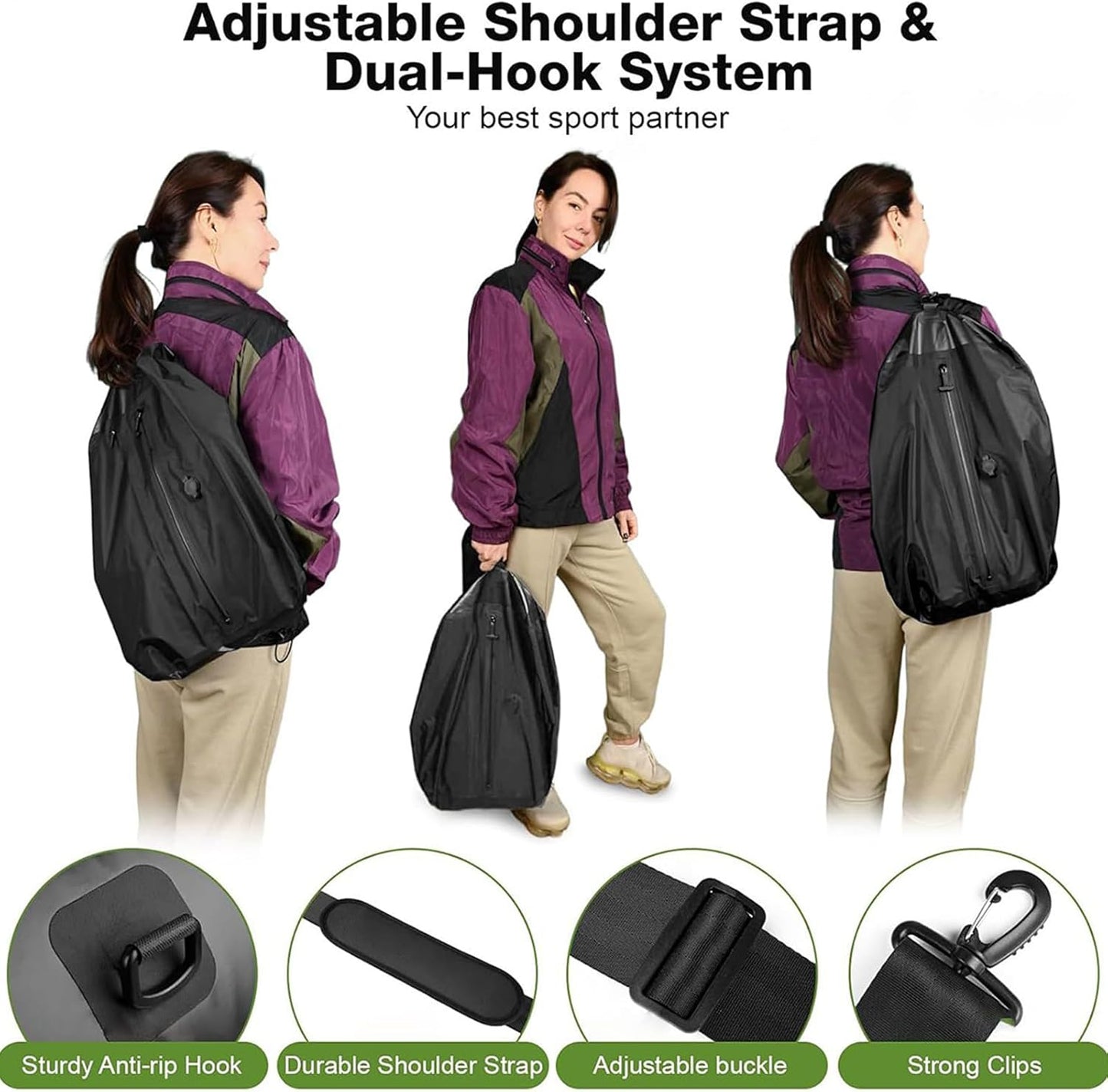 Zqkimzi Travel Vacuum Bags for Luggage | Reusable Travel Compression Bags | Waterproof Travel Accessories, Space-Saving Home Organization for Swimwear Packing Seasonal Clothing Storage