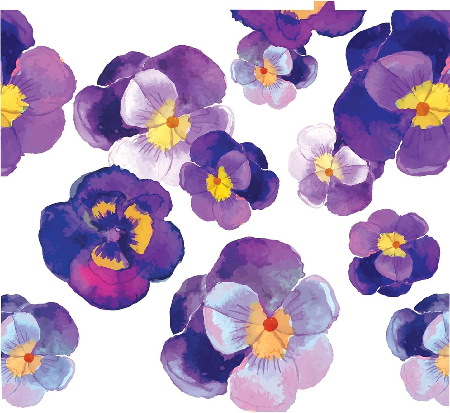 Tervis Watercolor Pansy Insulated Tumbler, 24oz Venture Lite Water Bottles, Classic