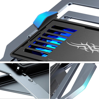 Desk Laptop Cooling Pad - Desk Adjustable Stand Cooling Laptop Pad | Rechargeable Cooler Ergonomic Notebook Support Tabletop Riser for Boyfriend, Girlfriend