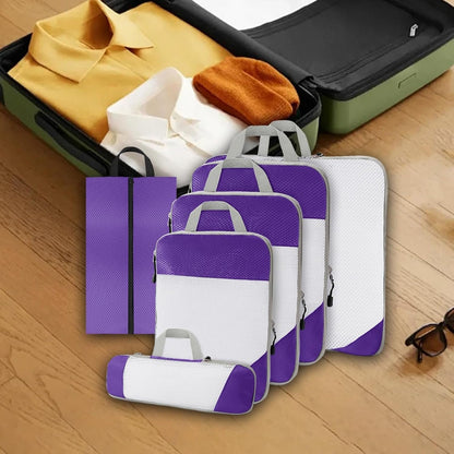 Gralara Ultimate Travel Packing Cubes Set for Seamless Organization, Violet