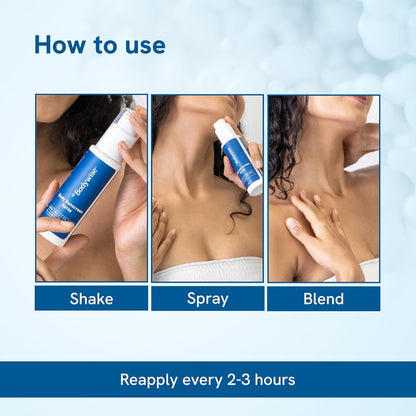 Be Bodywise Sunscreen Spray SPF 50 PA+++ 100ml | With SunCat DE Technology | Protects Skin from UVA/UVB Rays & Slows Down Signs of Aging | 1% Niacinamide, 1% Red Algae & 2.5% Glycerin | Fragrance Free