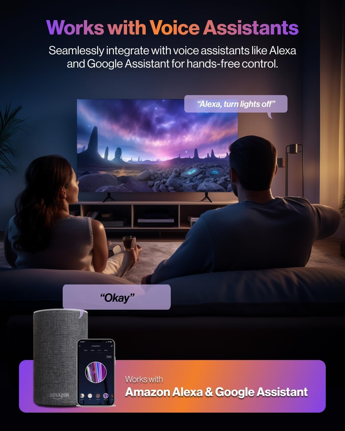 Sunco 4 Pack LED Recessed 6 Inch, Smart RGBW Color Changing Can Lights, High Brightness 1200 LM, 14W, Retrofit Installation, Compatible with Amazon Alexa & Google Assistant - UL.