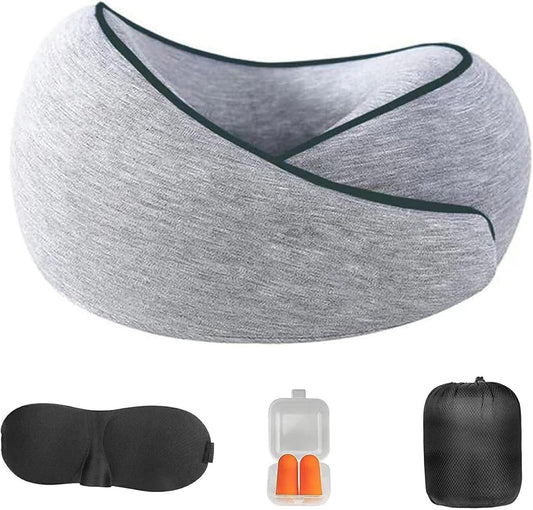 HUANT Neck Pillow for Travel - Memory Foam, Comfortable & Breathable Soft U Shaped Pillows Neck & Head Support Relieve Fatigue, Portable Pillows for Airplane, Cars, Office,Pillow with Washable Cover