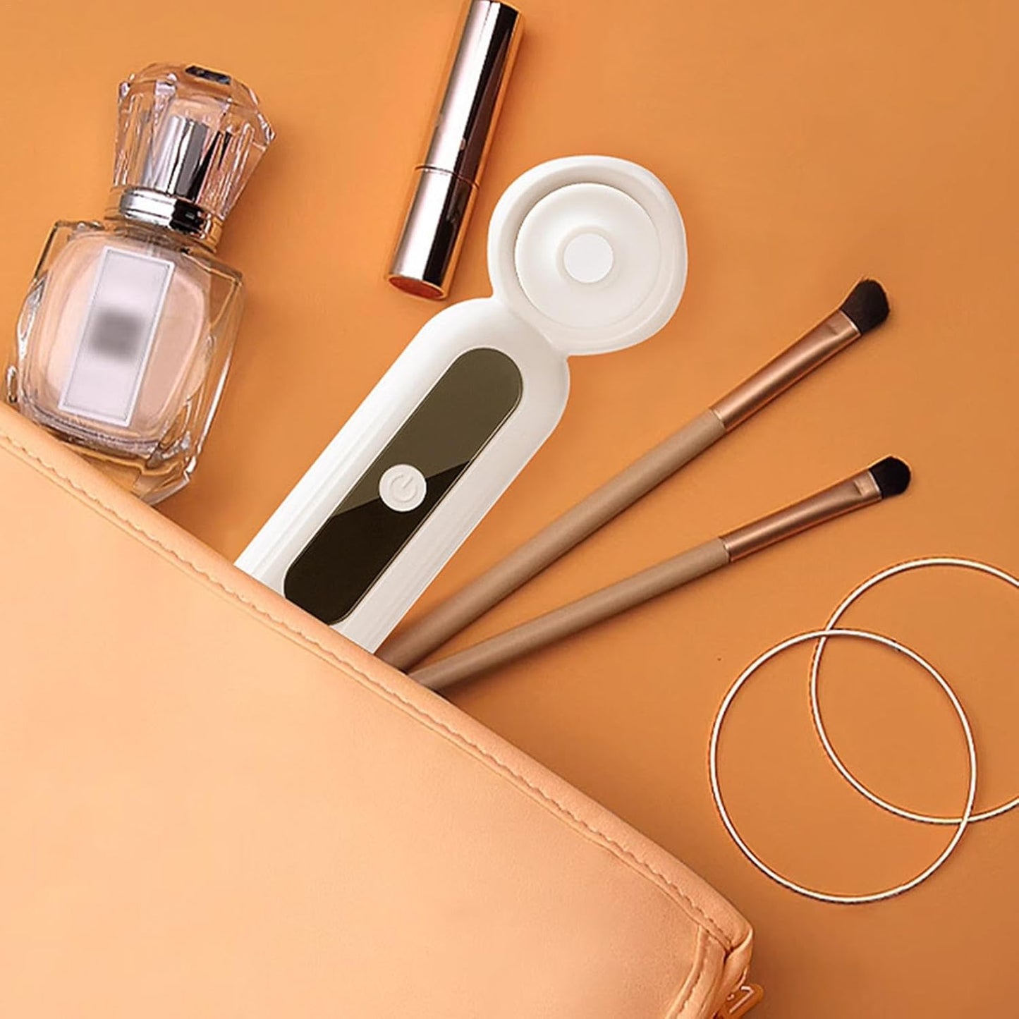 Pore Cleansing Device, Facial Pore Cleaner, 5 Pore Vacuum, Adjustable Pore Cleaner, 3 Suction Heads Cleaner, Portable Rechargeable Pore Cleaner for Face Deep Cleansing/ 18 x 3 x 3.5 cm