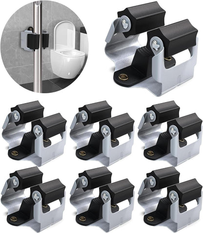 3-H Mop and Broom Holder Big Size Hanging 1 KG Extra,Broom Holder 6 Pack,Broom Holder Wall Mount for Garage Garden Shed Storage System Laundry Room Home Kitchen Organization(Black)