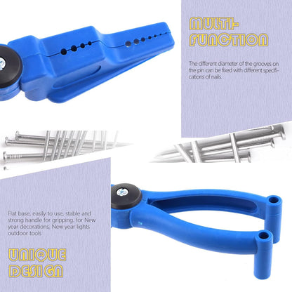 Swpeet Plastic Tamper Finger Joint Pliers, Safety Plastic Pliers Secure Nails Anti-smashing finger Joint Pliers for Hammering Nails More Safety