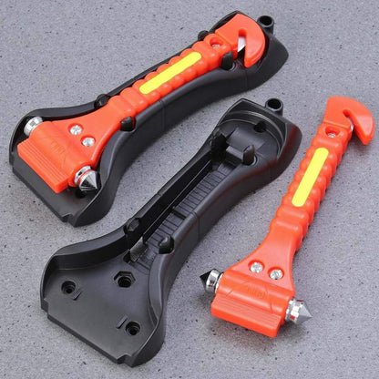 Kriture Escape Tool 4 Pack for Car, Auto Emergency Safety Hammer with Car Window Breaker and Seat Belt Cutter