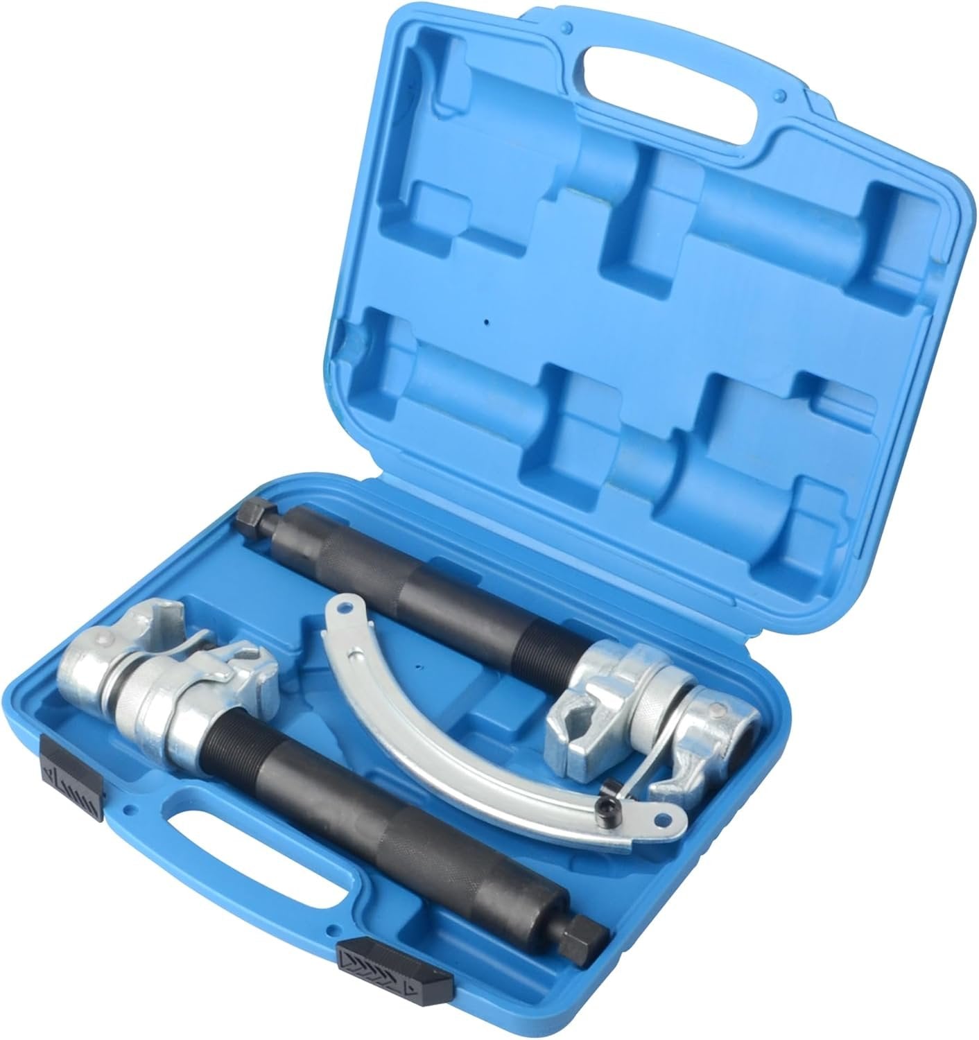 DA YUAN Spring Compressor Tool (2 Pieces) - Heavy Duty Build, Ultra Rugged Coil Spring Compressor, Strong and Durable Spring Compressor with Safety Guard and Carrying Case