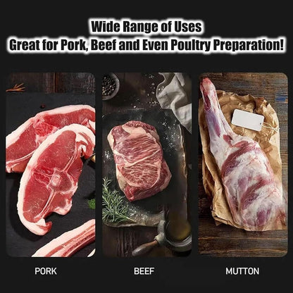 Stainless Steel Rib Membrane Remover Tool - Professional BBQ Rib Prep Gadget, Ergonomic Design for Easy Skin Removal, Dishwasher Safe & Restaurant Grade (1Pcs)