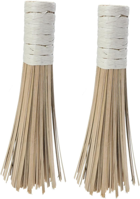UTHCLO 2Pcs Pot Brush Kitchen Cleaning Tool Long Handle Scald Design