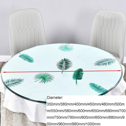 Tempered Glass Round Table Top, Dining Table Glass Panel, 35CM to 100CM Sizes, Perfect for Center Table & Outdoor Use, Stylish & Durable Round Glass Dining Table