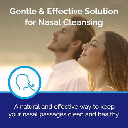 ioMist Saline Nasal Spray with Molecular Iodine Preservative; Cleaner & Nasal Flush System for Adults & Children 12+