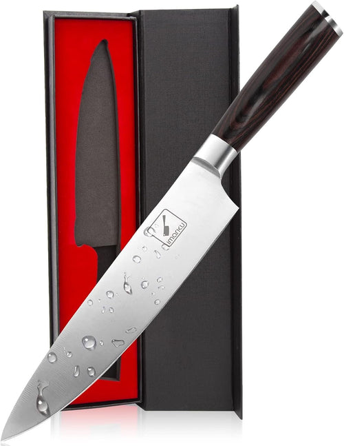 imarku Chef Knife - 8 Inch Home Essentials Sharp Kitchen Knife HC Steel Japanese Knife Paring K-nife, Gifts for Women/Men, Birthday Gifts for Mom/Dad, Kitchen Gadgets with Premium Gift Box