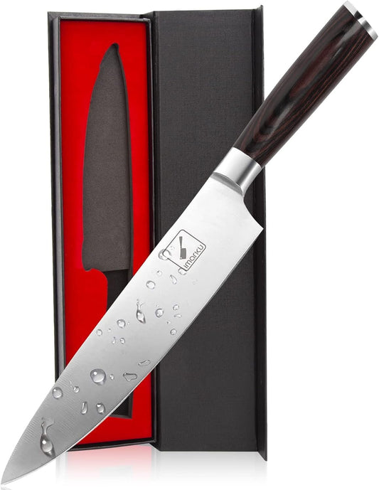 imarku Chef Knife - 8 Inch Home Essentials Sharp Kitchen Knife HC Steel Japanese Knife Paring K-nife, Gifts for Women/Men, Birthday Gifts for Mom/Dad, Kitchen Gadgets with Premium Gift Box