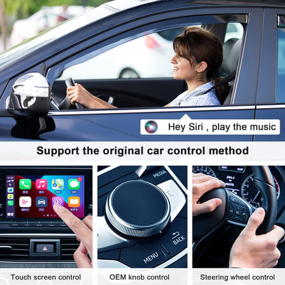 Wireless Carplay Adapter for iPhone, Wireless Carplay Adapter Car Accessories Wireless Convert Carplay 5GHz WiFi for iPhone iOS 10+ with Car Products 2017-2023
