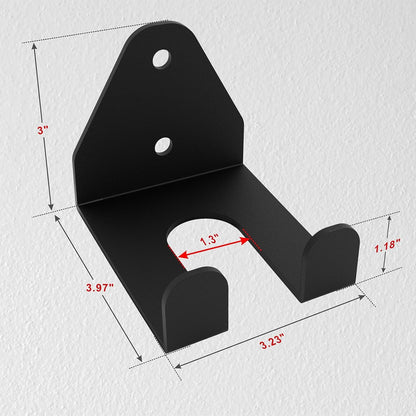 Barbell Storage Rack Wall Mount, Heavy Duty Vertical Barbell Holder Wall Barbell Hanger for Olympic Barbell, Curl bar for Space Saving Commercial or Home Gym Accessory