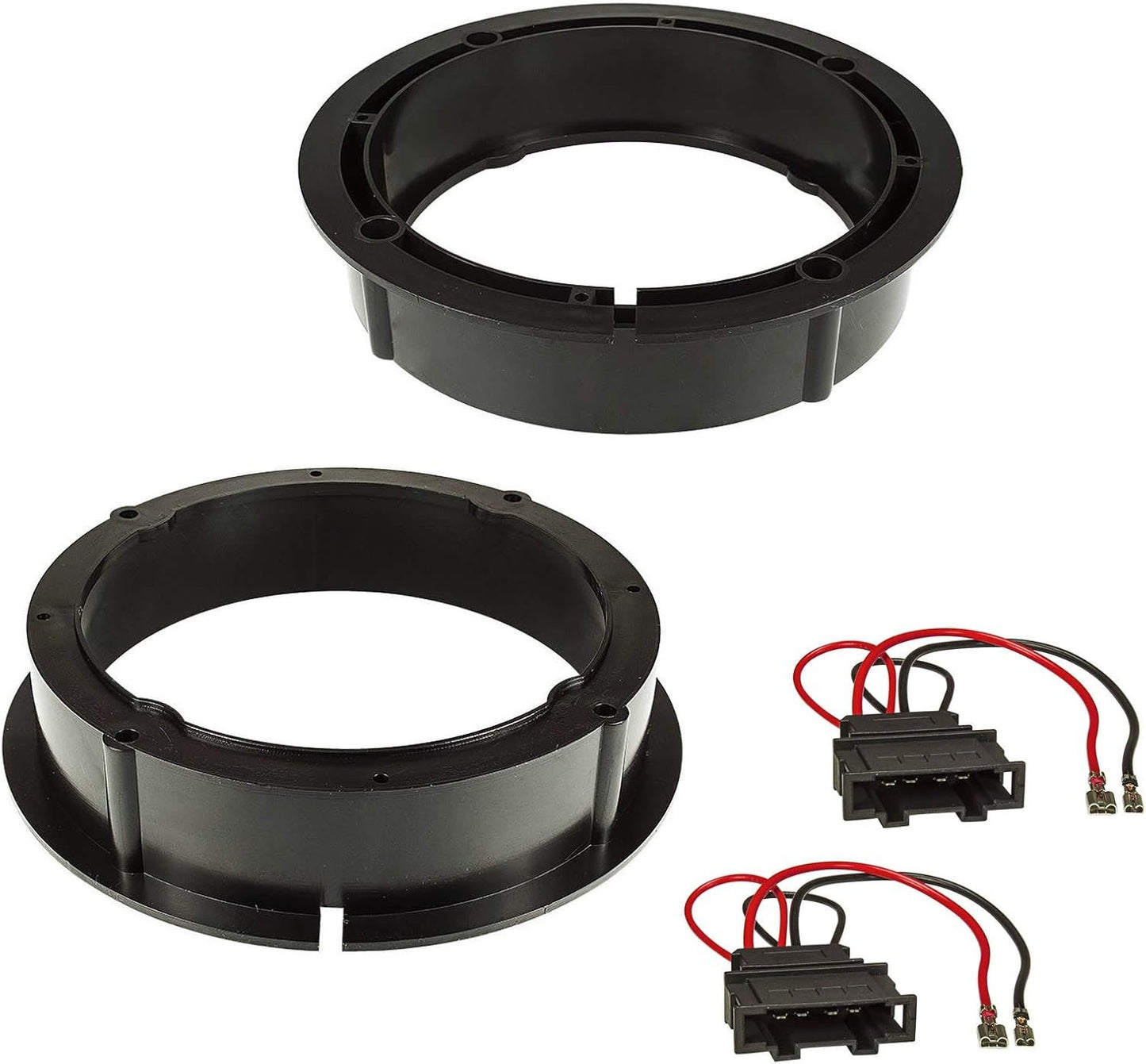 Sound way Installation Kit for Speaker Adapters 165 mm Compatible with VW Volksvagen Skoda Seat