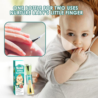 Nail Biting Polish, Natural Stopper for Kids, Thumb Sucking Deterring Formula, 10ml Effective & Safe Solution for Toddler Children, Fingernail Care Manicure Tools