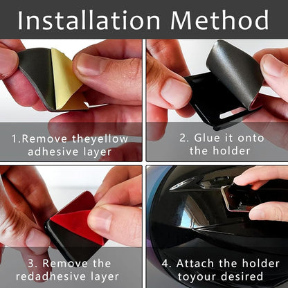 8 Sets with 4 Adhesive Mounts & 4 Adhesive Pads Helmet Mount, Go Pro Fixed Base for Go Pro 3 3+ 4 5 6 7 8 9 10 11 12 Action Cameras Connect with Car Kayak Surfboards - Flat