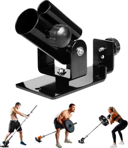 Yes4All Deluxe T-Bar Row - Landmine Attachment - Landmine Base – 2 Options: Platform And Insert – Full 360° Swivel – Fits 1” Standard and 2” Olympic Bars - Great for Home Gym