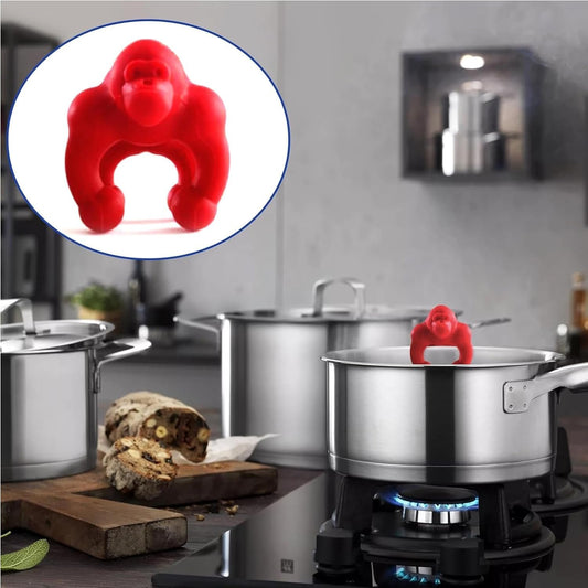 Xiuyer Kitchen Ladle Rest, Kitchen Ladle Holder, Kitchen Spoon Rest, Kitchen Spoon Holder, Spoon Holder and Lid Lifter, Cute Kitchen Gadgets for Accessories(Red)