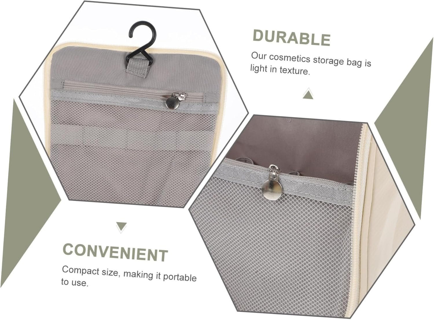 BESTYASH Travel Cosmetic Bag Large Capacity Makeup Organizer Portable Toiletry Bag for Travel Easy for Toiletries and Cosmetics