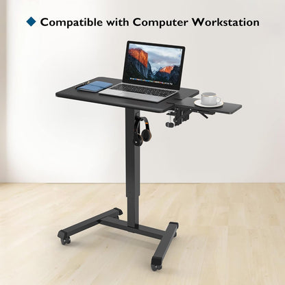 BONTEC Ergonomics Desk Extender Tray, 300x150mm Table Mount Arm Wrist Rest Shelf, 90° Foldable Elbow Arm Support, Clamp on Computer Arm Rest for Desk, Suitable for Office Home Use