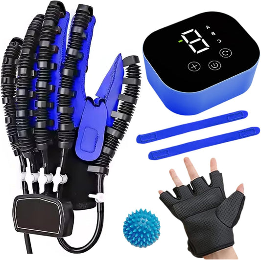 Guanti Robotici per La Riabilitazione, Attrezzatura per Il Recupero Da Ictus Emiplegico, Estensione Delle Dita Con Regolazione Dell'intensità, Attrezzo per Esercizi Manuali per Paralisi Delle Dita