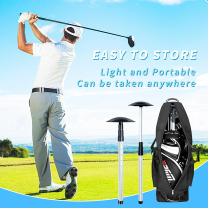 ZephyrCraft Golf Travel Bag Support Rod - Aluminum Adjustable 4 Telescoping Section, Golf Club Bag Accessories Support System with 5 Paragraph Adjustment for Ultimate Protection
