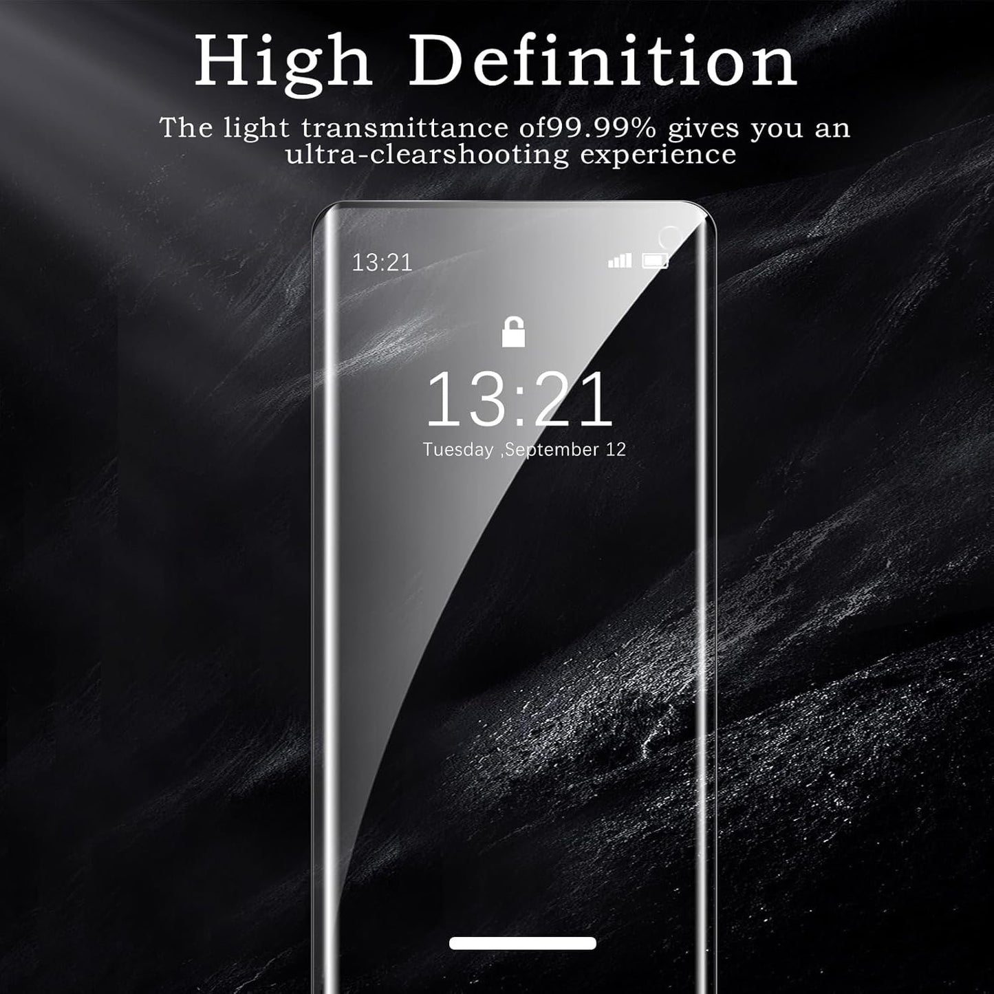 Screen Protector for Samsung Galaxy S10, 3D Tempered Glass Film, Ultra HD 9H Hardness Case Friendly Anti Scratch Bubble Free Ultra Resistant Oil-Resistant Shatter Protection, 2-Pack