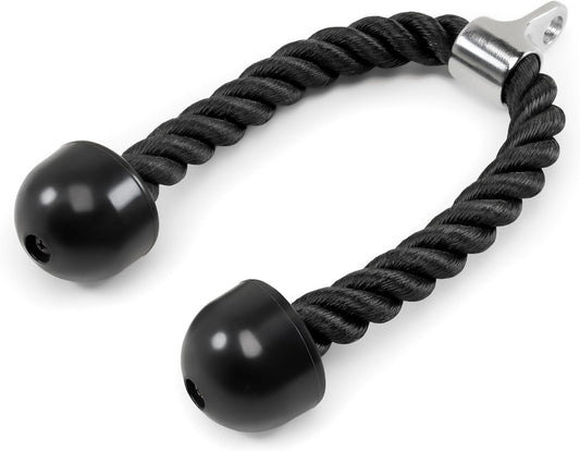 Marcy TCR-24 Apex Tricep Rope, Black, 28L x 2.5W x 2.5H in.