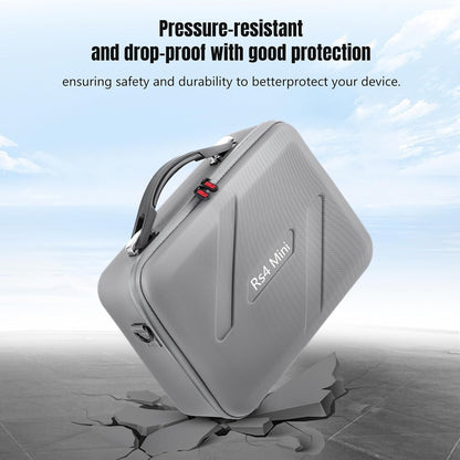 RS 4 Mini Carrying Case for DJI RS 4 Mini, Portable Storage Travel Bag, PU Leather Shoulder Protection and Convenient Storage for DJI RS4 Mini Gimbal Stabilizer and Its Essential Accessories.
