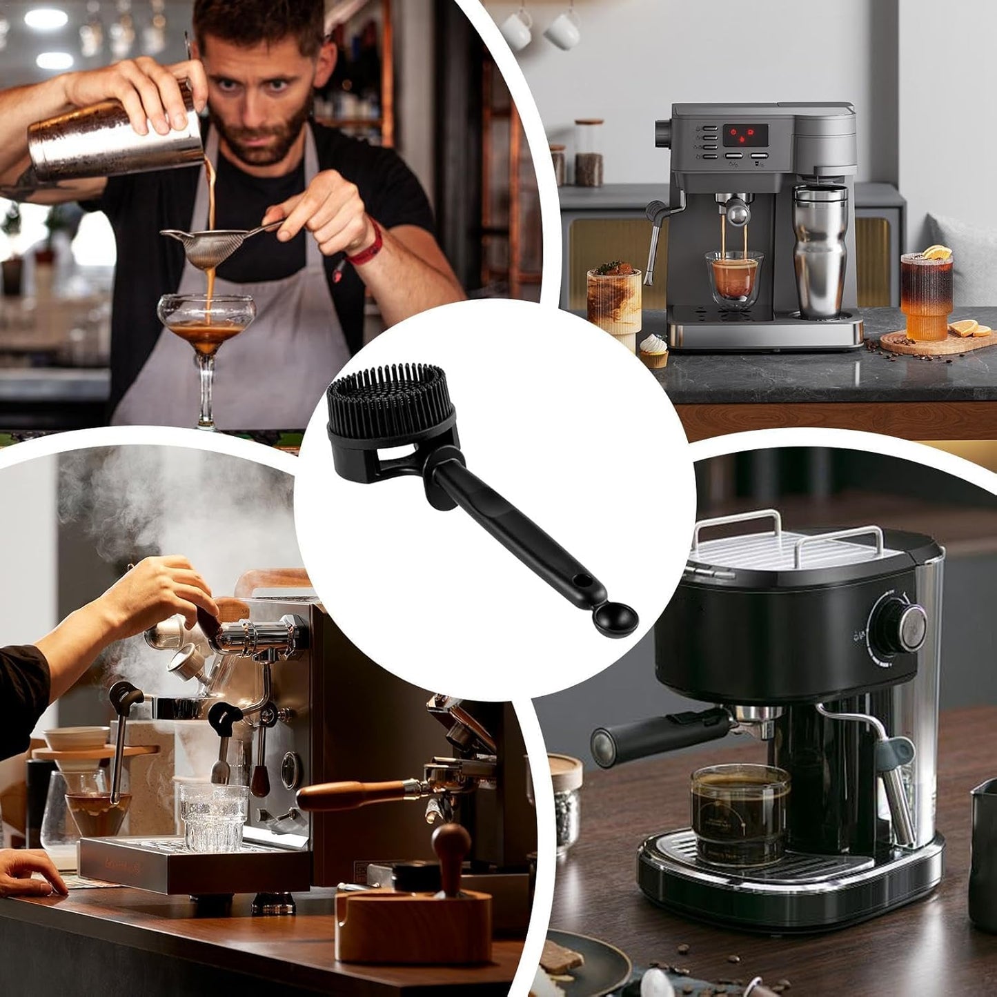 Coffee Machine Care Essentials, Kitchen Coffee Cleaning Equipment, Machine Hygiene Tools, Home Coffee Cleaning Gadgets, Cleaning Supplies, Efficient Coffee Machine Brushes